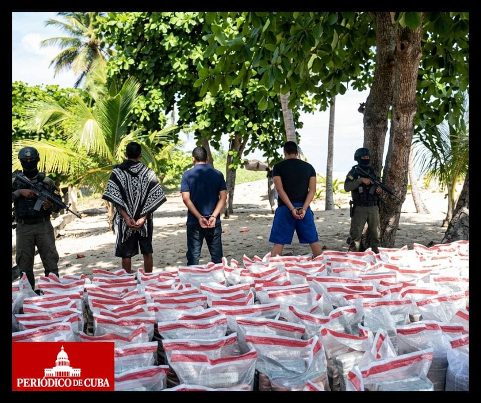 Incautación de cocaína en República Dominicana con apoyo de EE.UU.