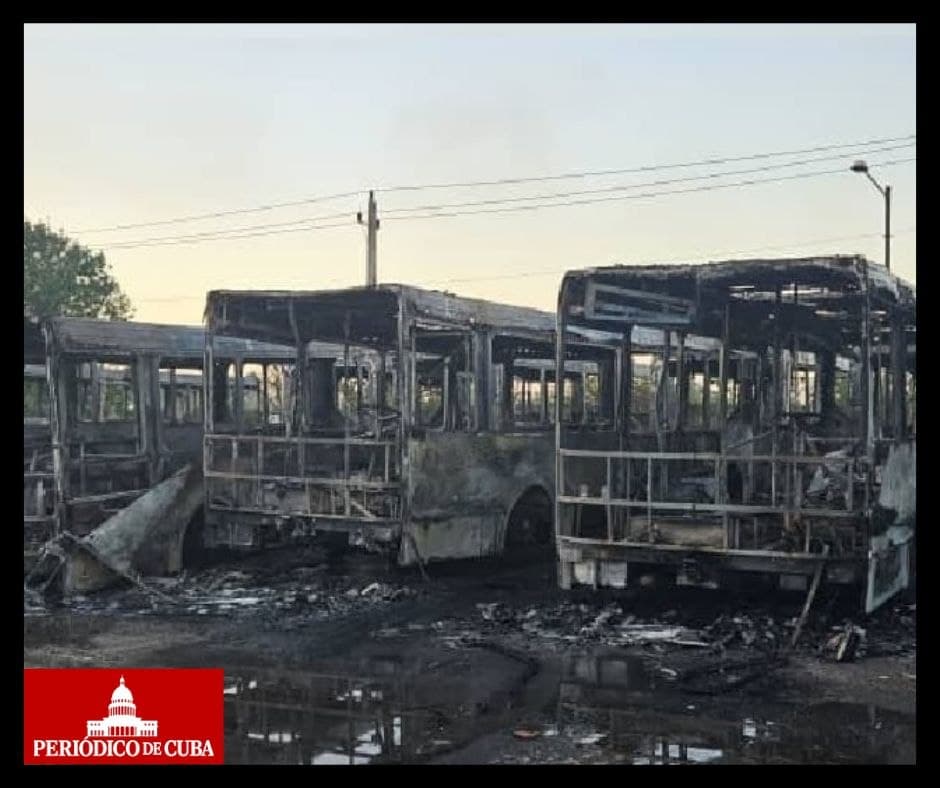 La producción de autobuses en Cuba se desploma