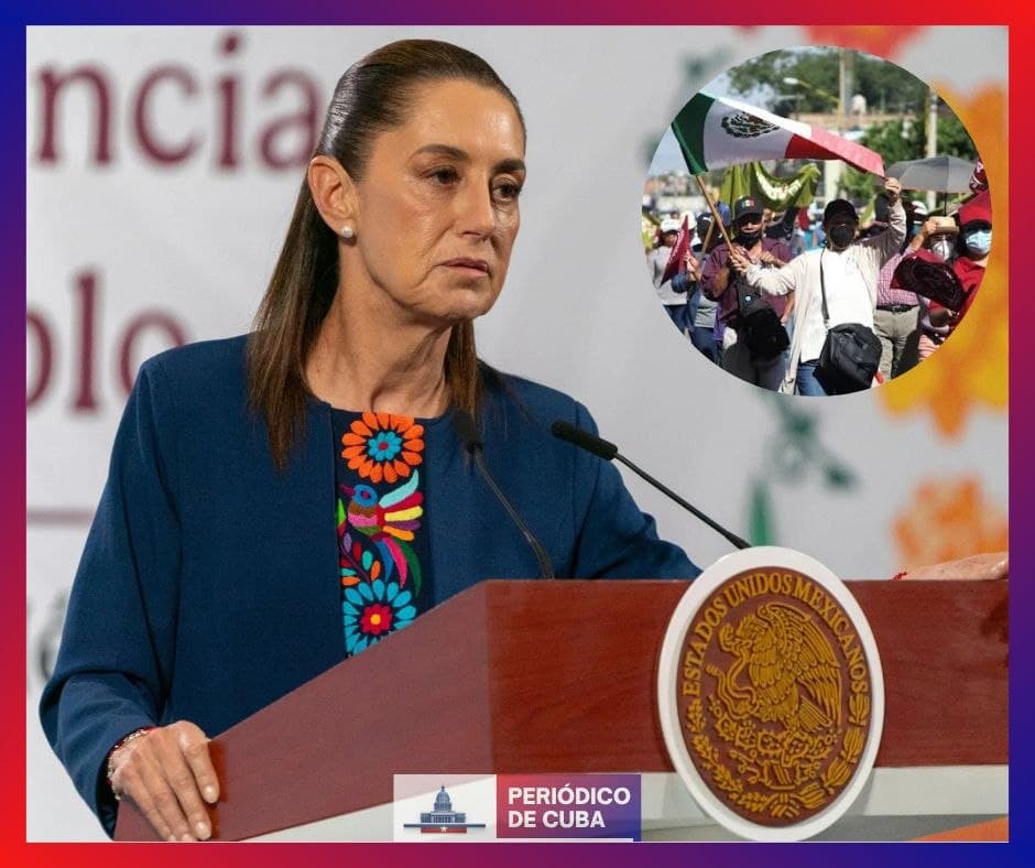 Miles protestan en México para exigir la destitución de Claudia Sheinbaum