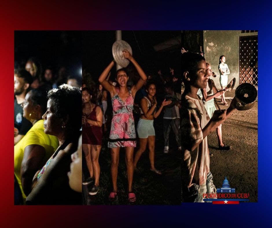 Protestas en Guanabacoa tras apagón: vecinos gritan “¡Abajo el comunismo!”