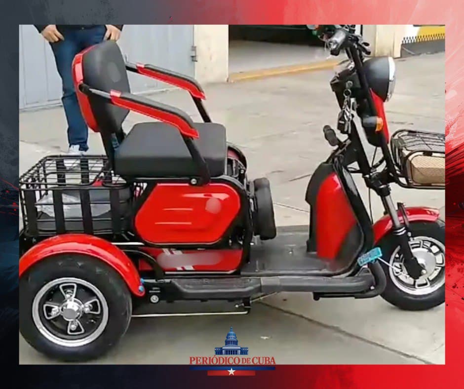 Cimex lanza triciclo eléctrico de 887 MLC en medio de la crisis de transporte en Cuba