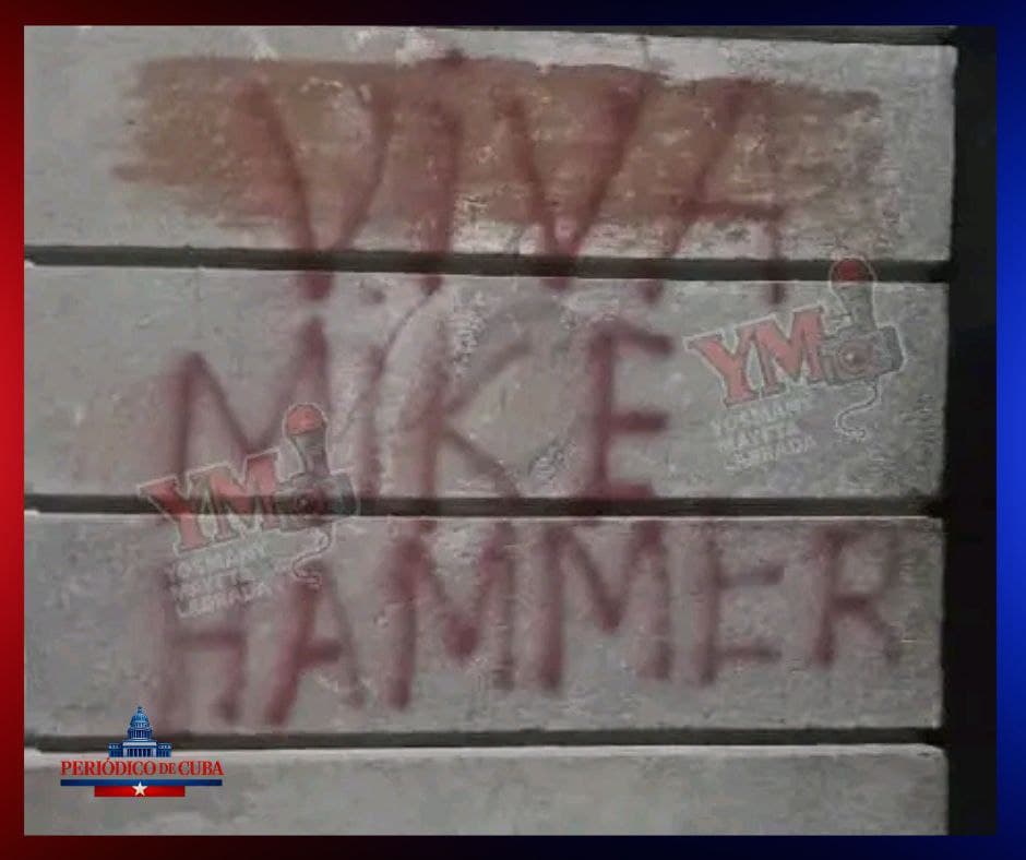 Grafiti “Viva Mike Hammer” aparece en Santiago de Cuba y genera debate ciudadano