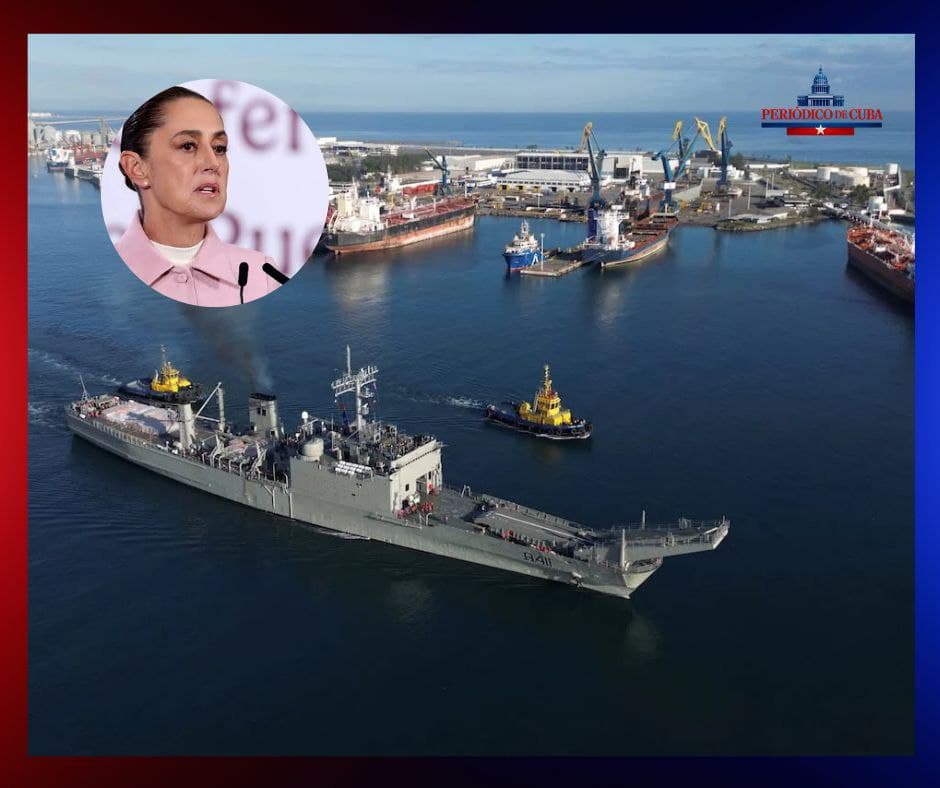 Sheinbaum afirma que México realiza “todas las acciones diplomáticas” para reanudar el envío de petróleo a Cuba