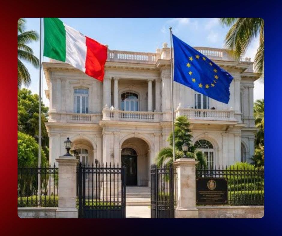 Embajada de Italia en La Habana cerrará su Oficina Consular los días 16 y 17 de marzo