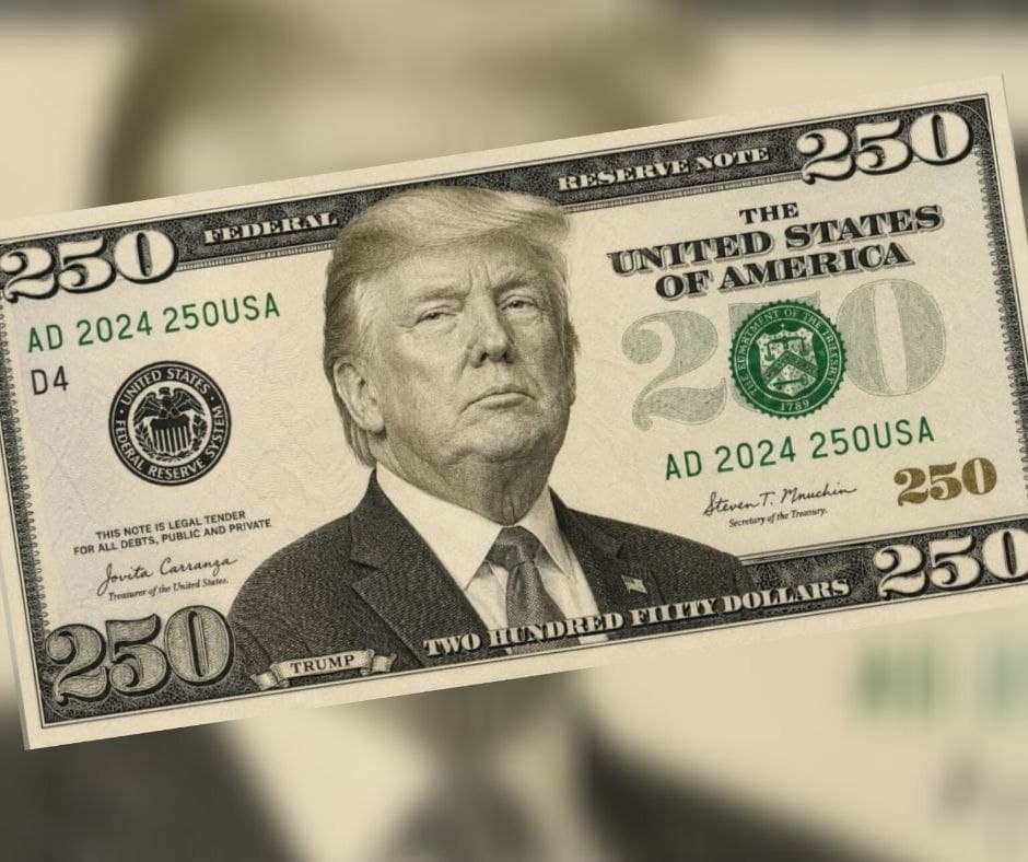 EE. UU. estudia la emisión de un histórico billete de 250 dólares