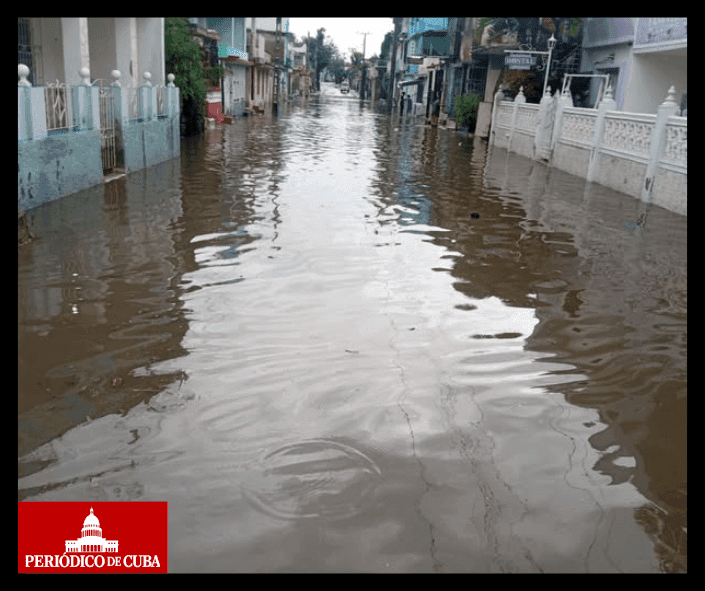 Fuertes lluvias provocan inundaciones y afectaciones en Las Tunas