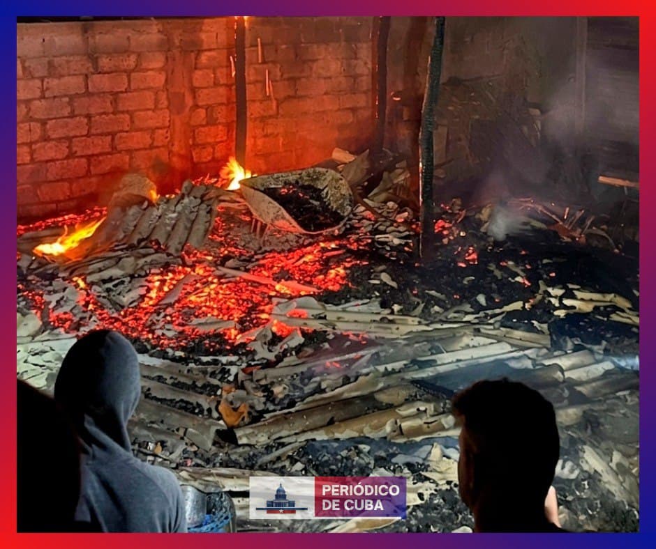 Una familia de Viñales pierde todo tras incendio durante un apagón total
