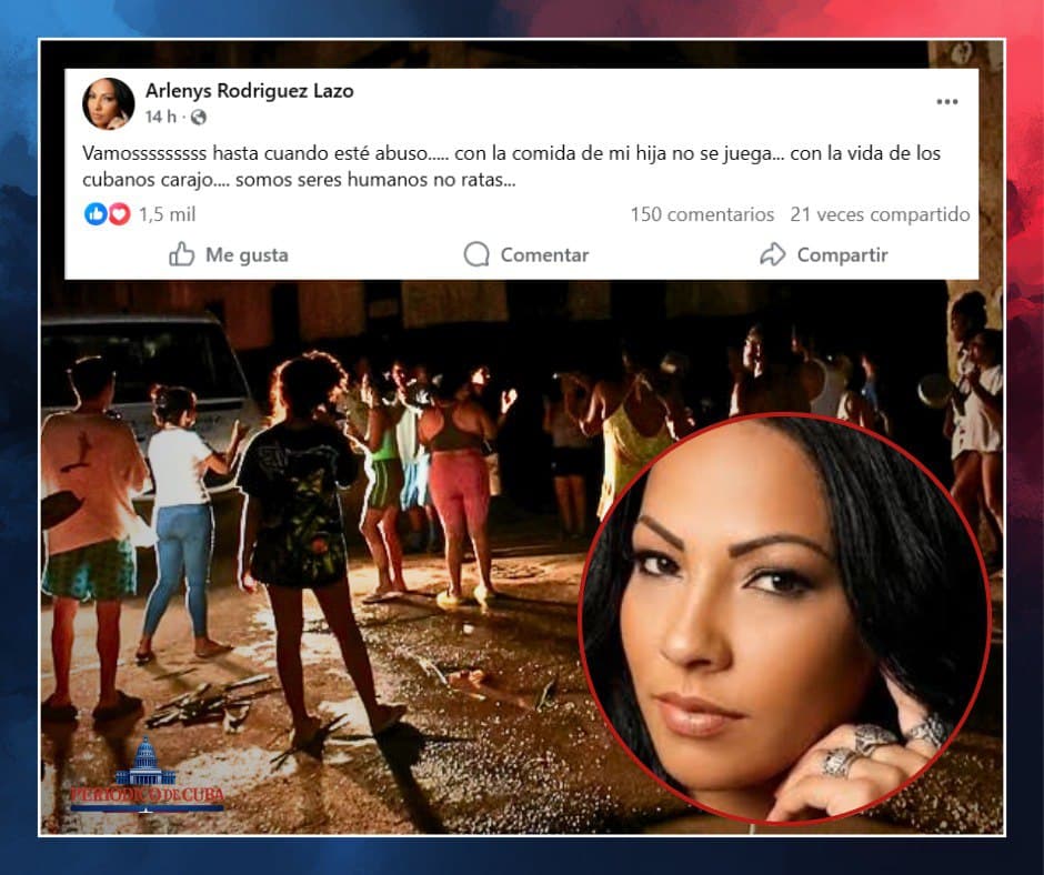 “Hasta cuándo este abuso”: la cantante Arlenys Rodríguez respalda los cacerolazos y protestas nocturnas en La Habana