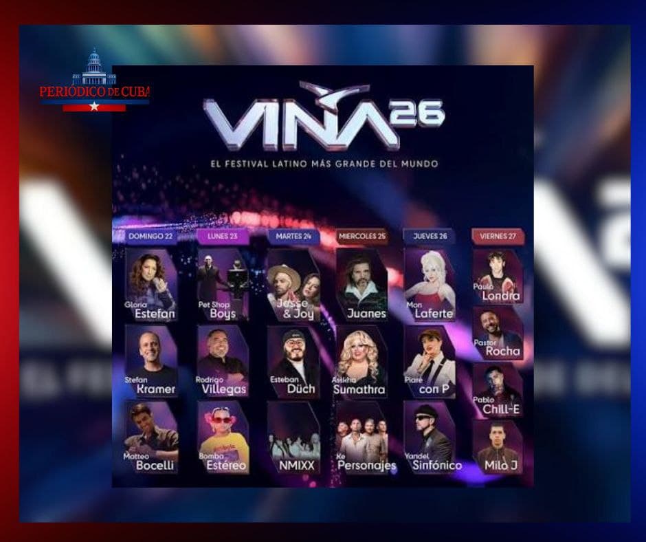Gloria Estefan deslumbra en la apertura de Viña del Mar 2026 con un homenaje a sus raíces cubanas