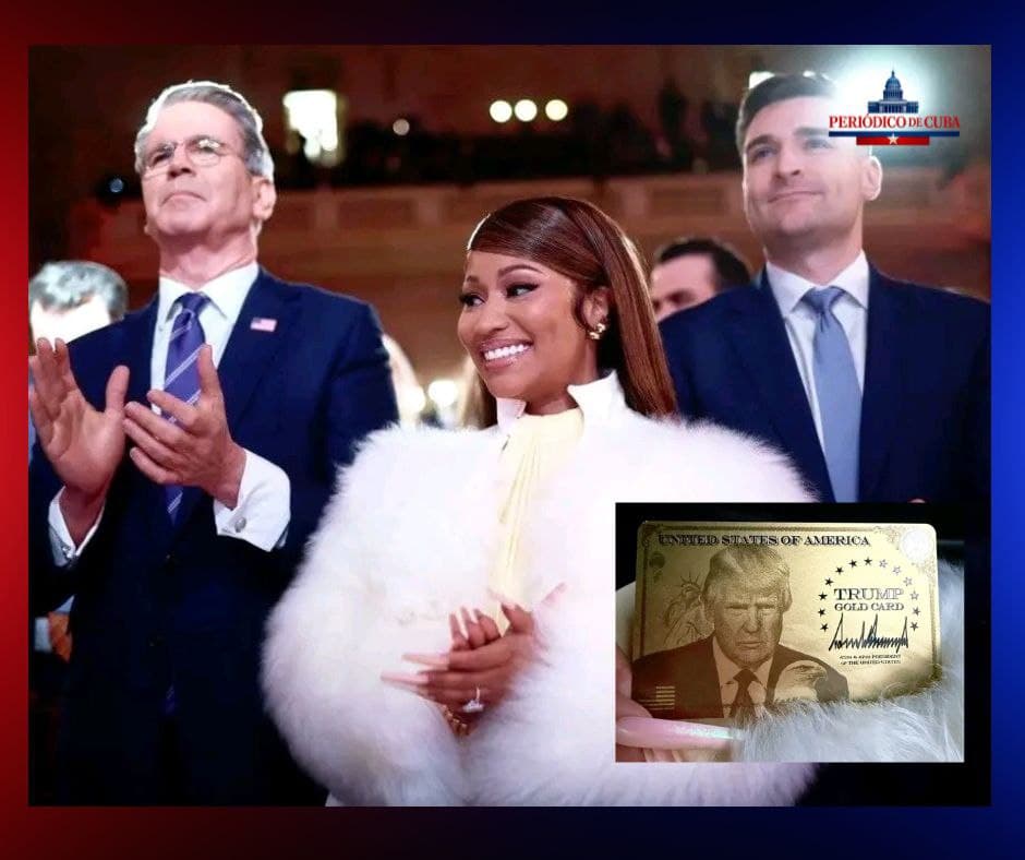 Nicki Minaj aparece junto a Trump en evento de las “Trump Accounts” y desata polémica en redes
