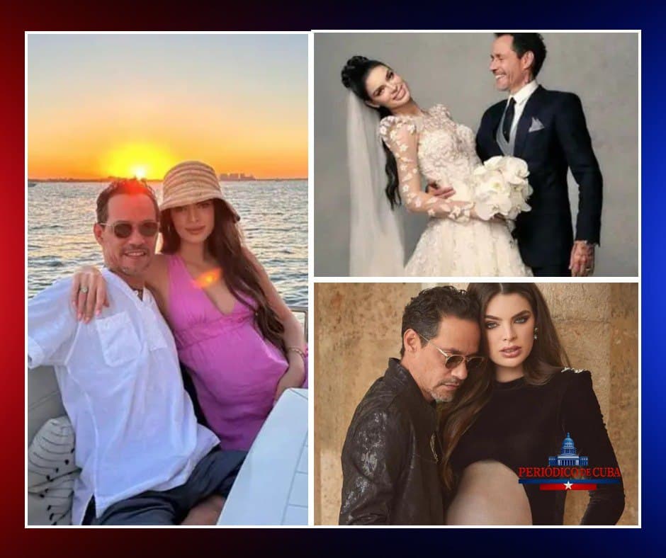Marc Anthony espera su octavo hijo junto a Nadia Ferreira y celebra su aniversario