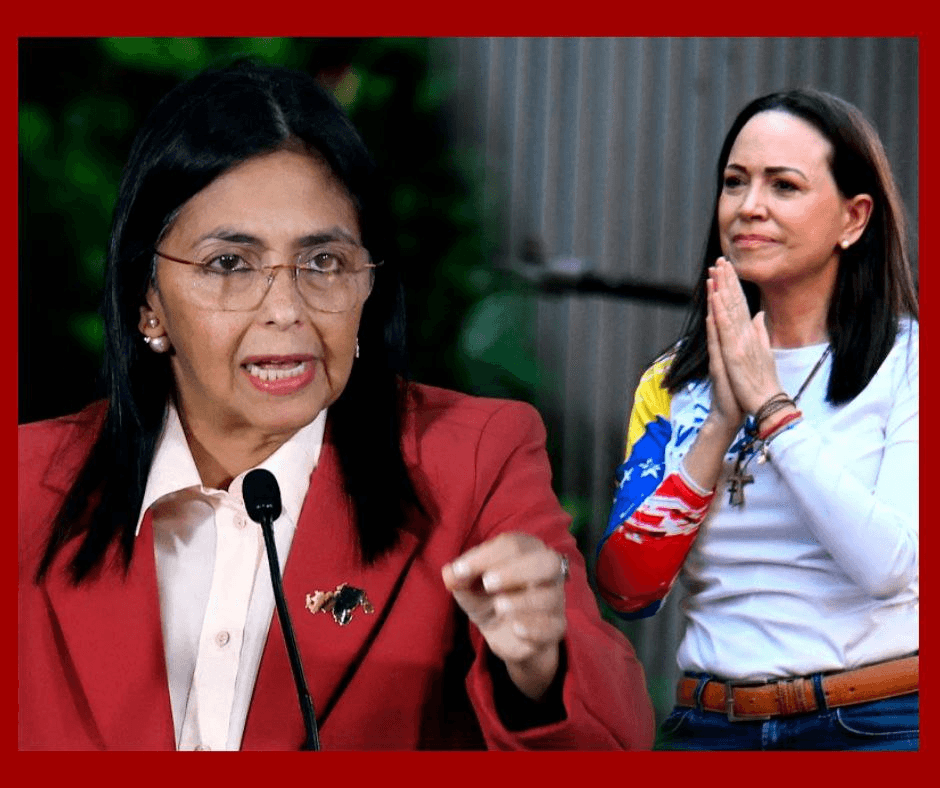 Delcy Rodríguez descalifica el Nobel de la Paz otorgado a María Corina Machado