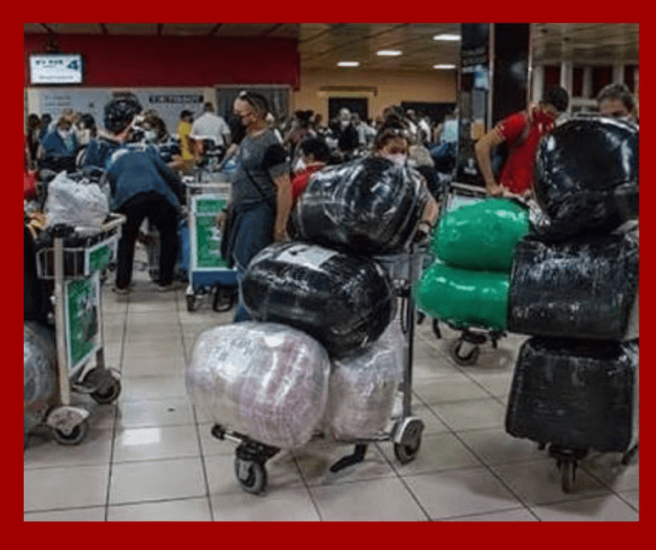 Madrid-Barajas restringe las “maletas bolas” en vuelos hacia Cuba por problemas logísticos