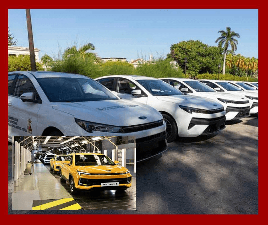 Moskvich rusos llegan a La Habana en medio de crisis del transporte público
