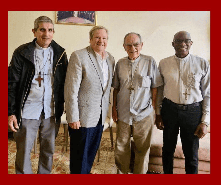 Embajador Mike Hammer coordina ayuda humanitaria en Cuba tras huracán Melissa junto a obispos católicos