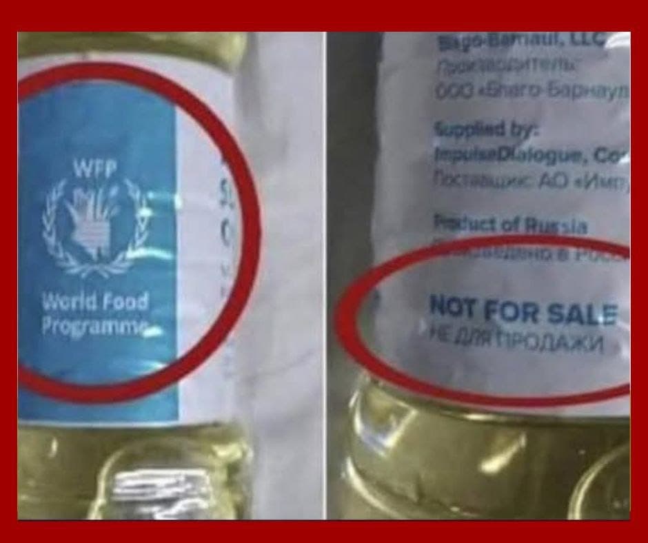 Régimen vende aceite donado por el Programa Mundial de Alimentos