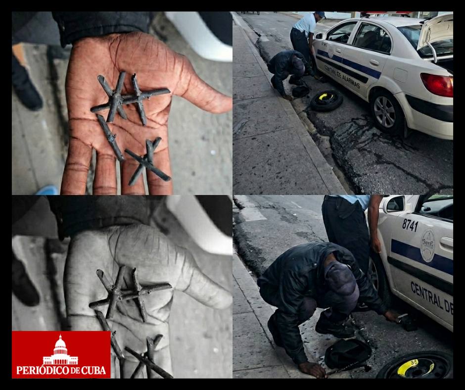 Artefactos punzantes en Las Tunas afectan patrullero estatal