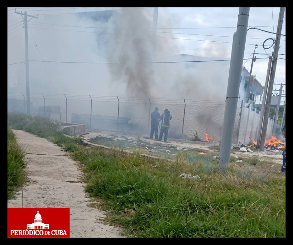 Incendio en Tallapiedra: conato cerca de termoeléctrica