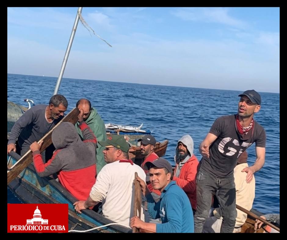 Balseros cubanos piden auxilio tras 12 días de mar