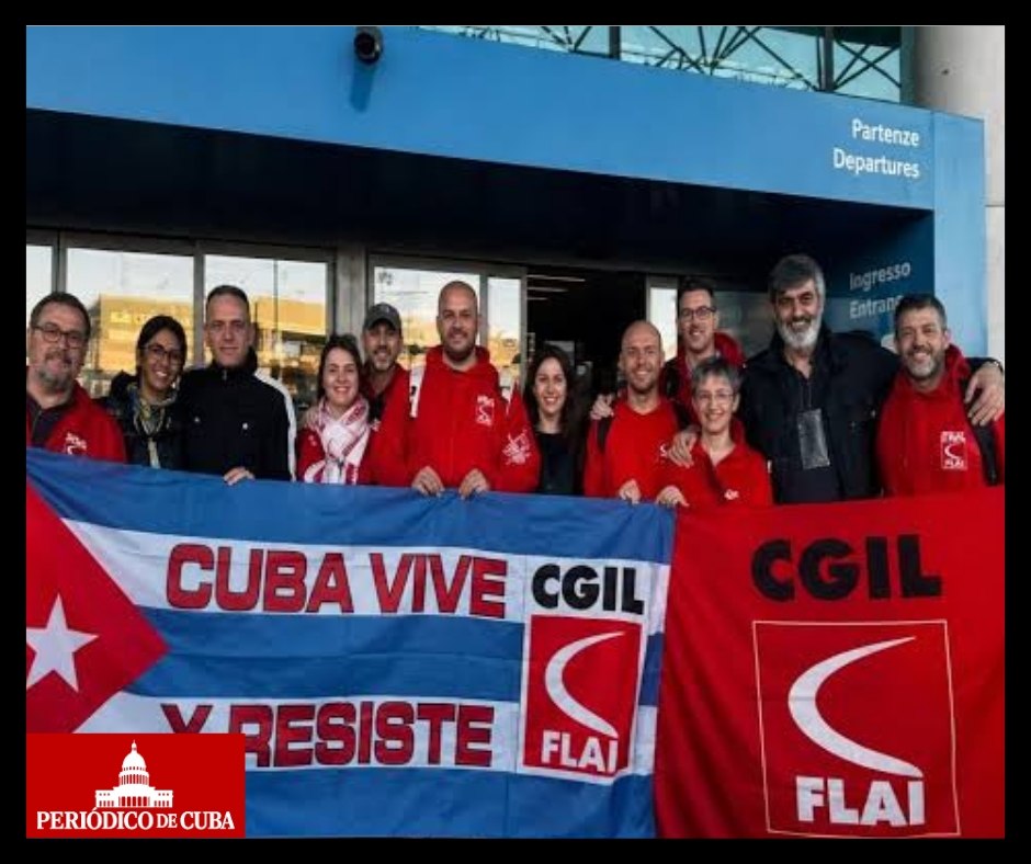 Cuba recibe ayuda de Italia, mientras el régimen habla de soberanía en el 1 de Mayo
