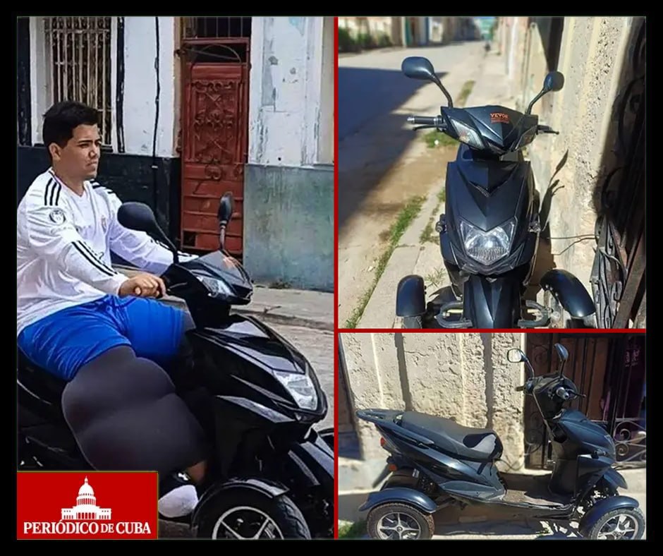 Robo de moto adaptada en La Habana: joven discapacitado