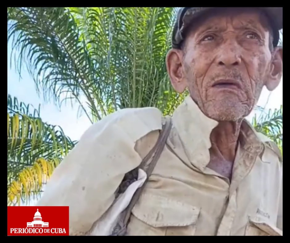“Guerrero Cubano” entrega 200 pesos a un anciano sin jubilación en La Habana