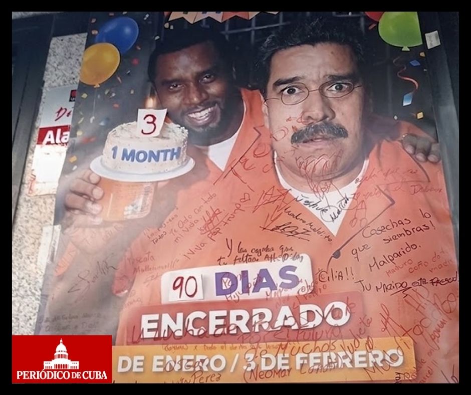 Muro contra Maduro en Madrid: venezolano expresa rechazo