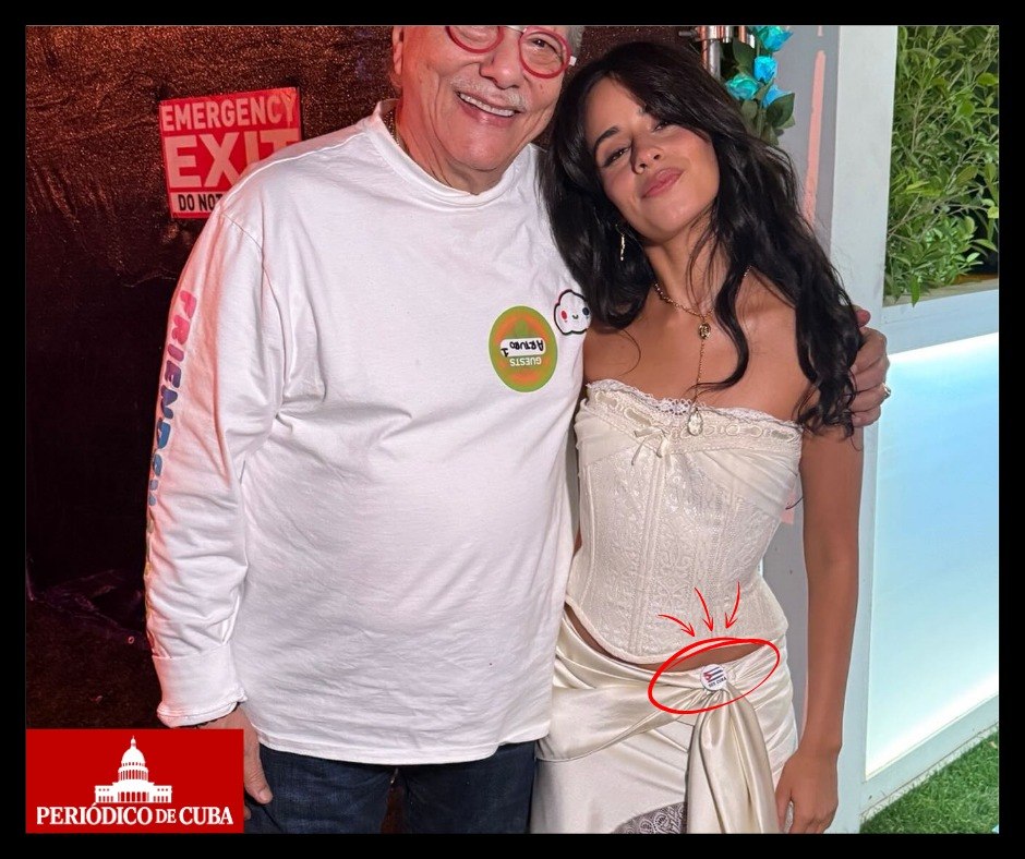 Arturo Sandoval y Camila Cabello se encuentran en Coachella: la bandera cubana y un “SOS Cuba” que no pasa desapercibido
