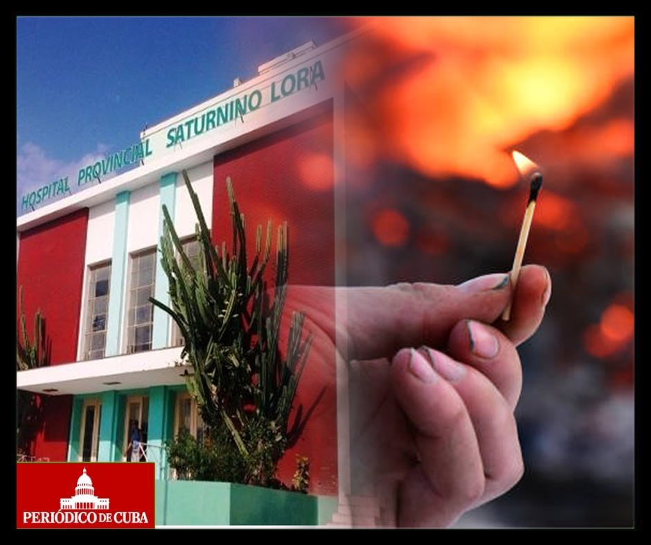 Incendio en hospital Santiago: alarma en Saturnino Lora