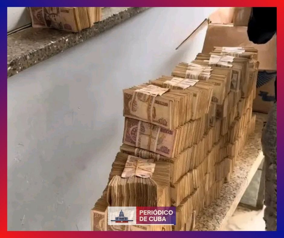 Una montaña de billetes cubanos solo vale 365 dólares