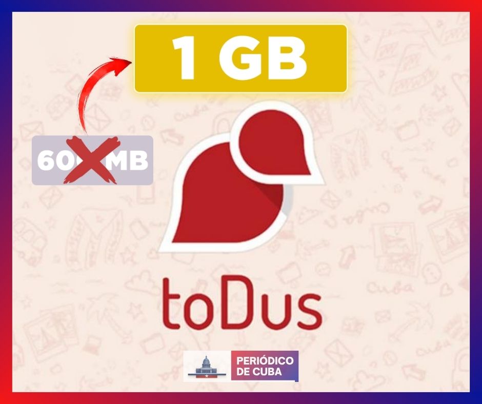 Nuevo plan de datos de ETECSA para toDus intenta impulsar plataforma estatal de mensajería