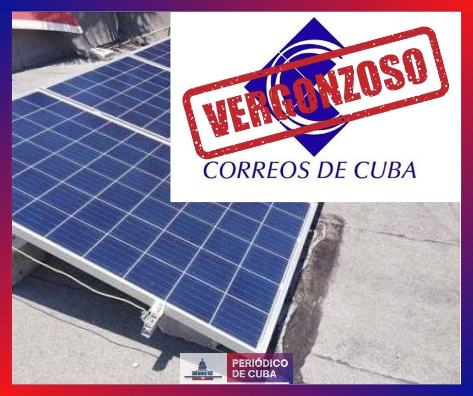 Correos de Cuba vende paneles solares por 5 millones en plena crisis de apagones