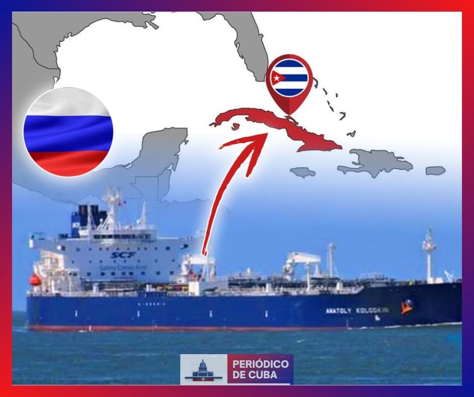Petrolero ruso sancionado Anatoly Kolodkin llega a Cuba con 730,000 barriles de crudo