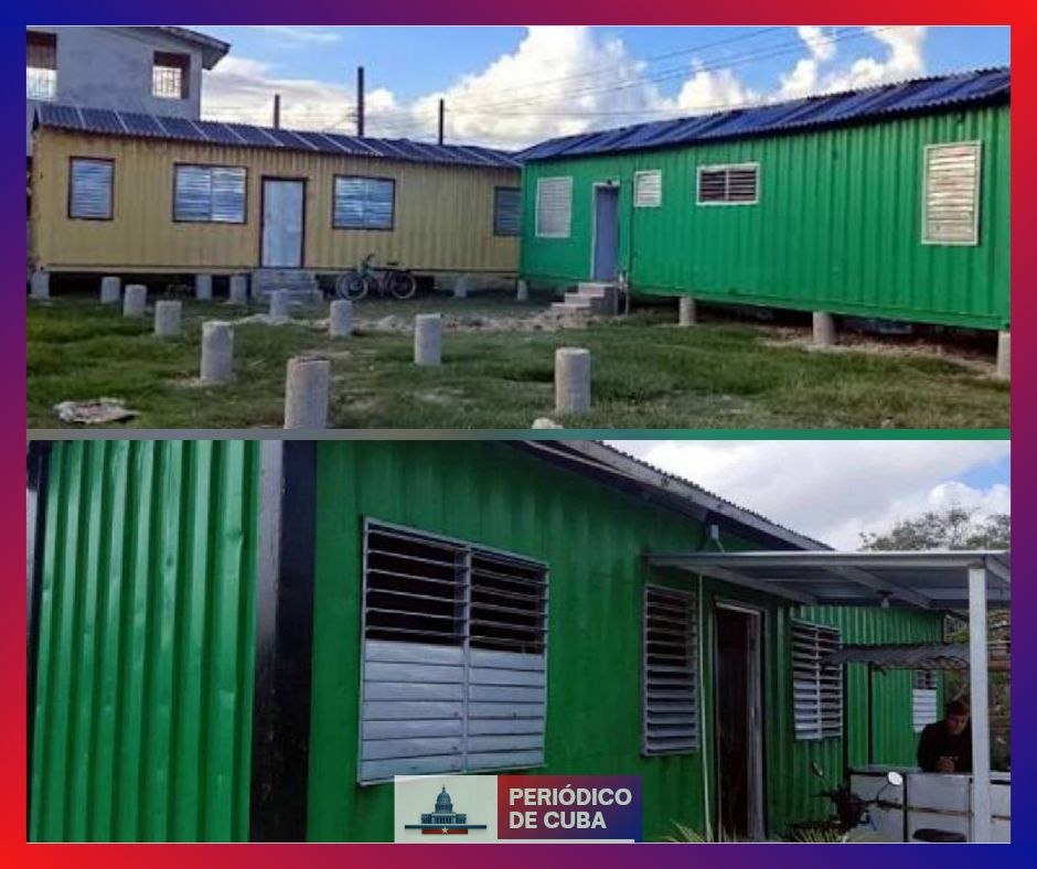 Holguín entrega viviendas hechas con contenedores marítimos como alternativa habitacional