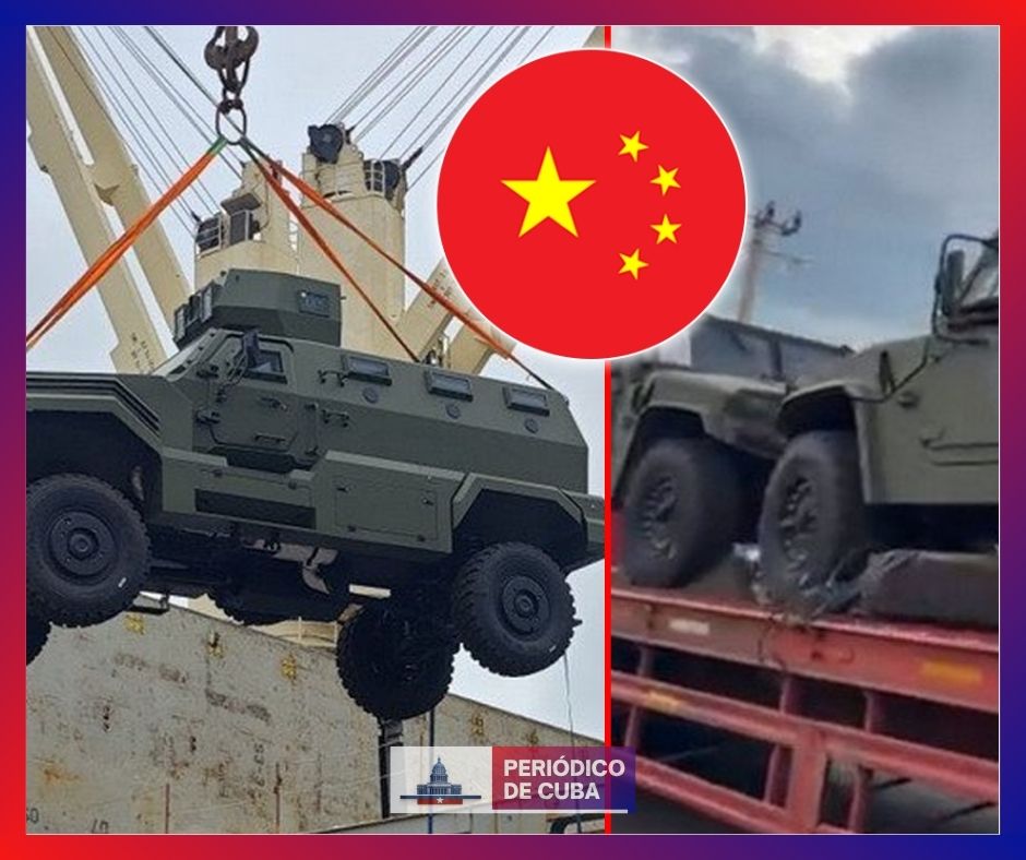China envía armamento militar a Cuba oculto en cargamento de donaciones