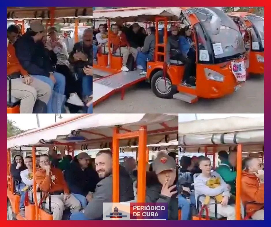 Delegación extranjera recorre La Habana en autos turísticos mientras Cuba sufre apagones y escasez de combustible