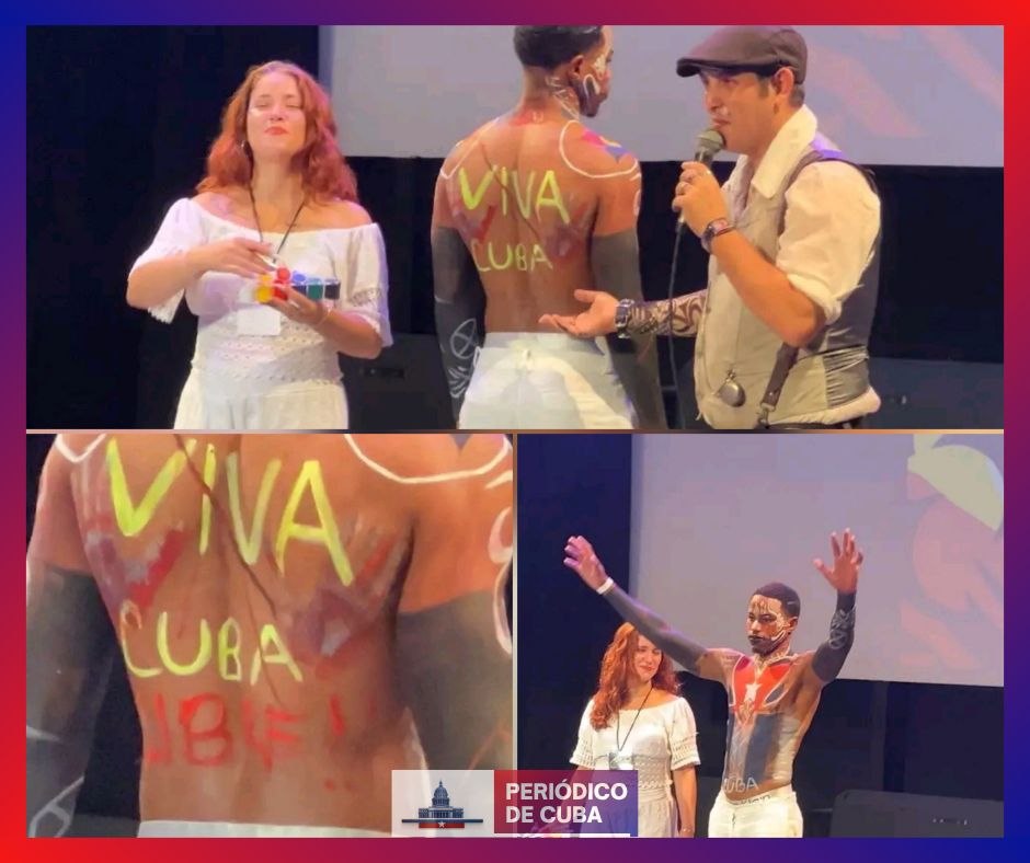 La Fábrica de Arte Cubano desafía la censura con consignas de libertad en evento Lienzo Vivo