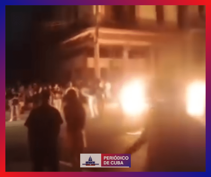 Manifestaciones en Santo Suárez paralizan el tráfico en Santa Irene y Calzada de 10 de Octubre