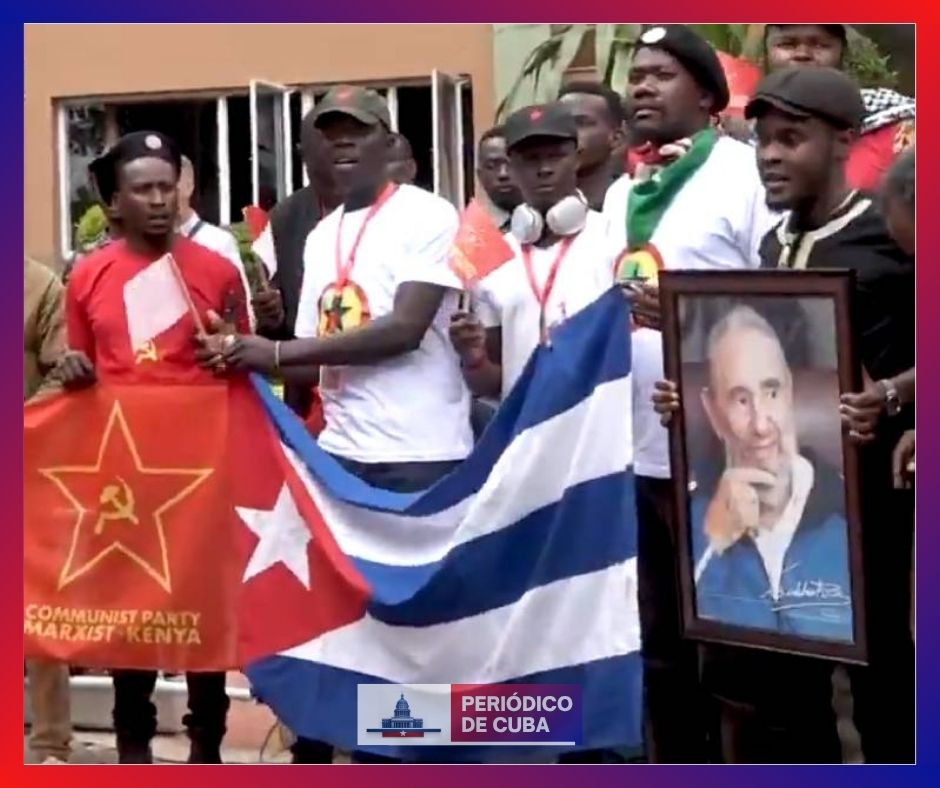 Grupos comunistas organizan envío de ayuda humanitaria a Cuba desde Kenia en medio de crisis de subsistencia