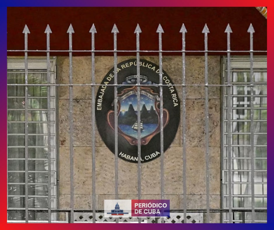 Costa Rica dice que no reconoce al Gobierno de Cuba y anuncia el cierre de su embajada en La Habana