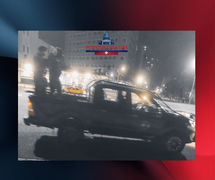 Reportan fuerte presencia de fuerzas de seguridad en zonas céntricas de La Habana