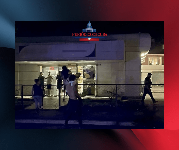 Manifestantes se concentran frente a la sede del Poder Popular en Morón