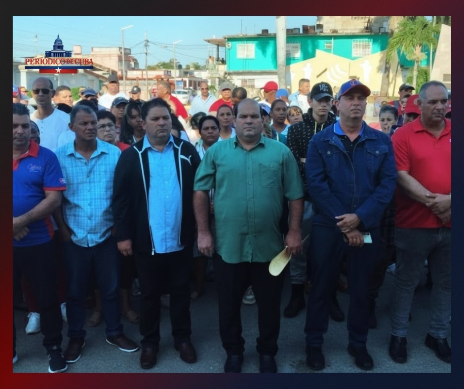 Secretario del PCC en Morón lanza consignas tras la toma de la sede partidista