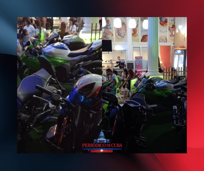 Exhibición de motos de lujo en El Vedado genera críticas en medio de apagones en La Habana