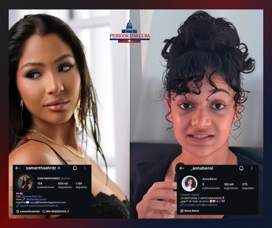 Dos modelos de influencia: Samantha Hernández y Anna Bensi