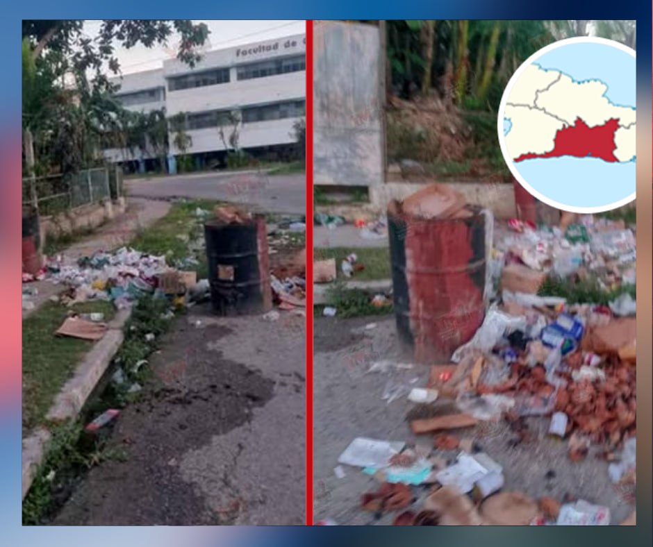 Denuncian basurero frente al Hospital Clínico Quirúrgico de Santiago de Cuba