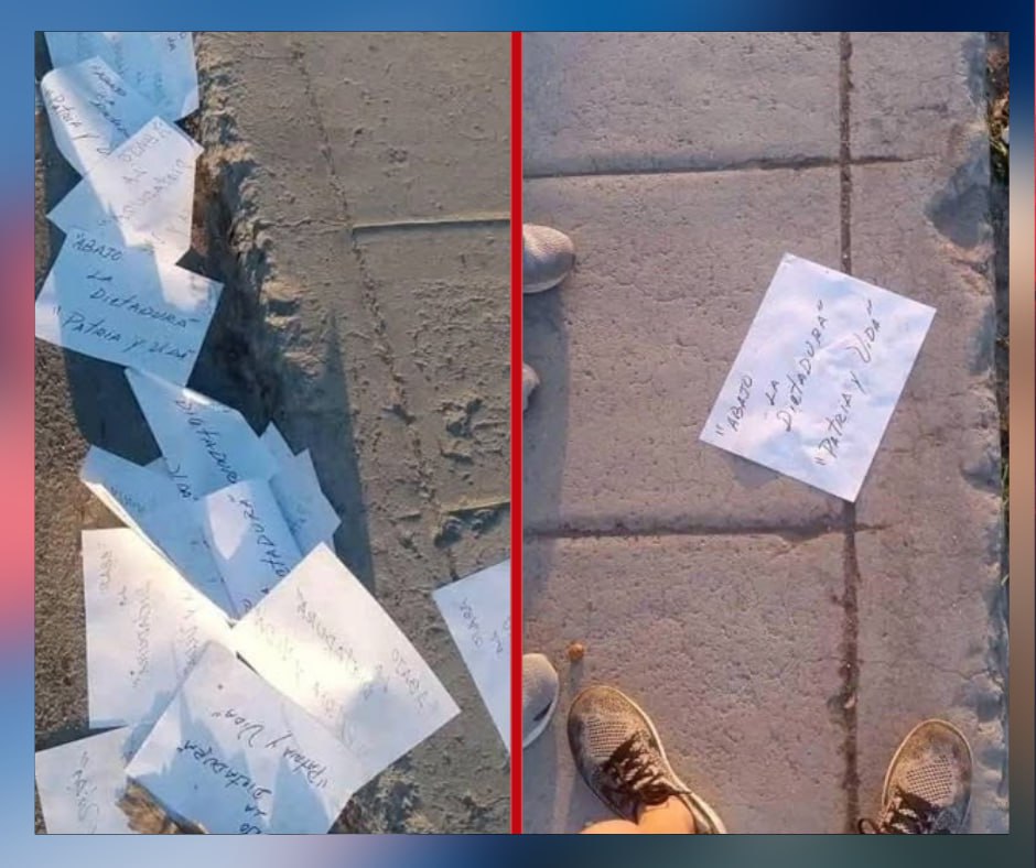 Volantes contra la dictadura reaparecen en las calles de Guanabacoa