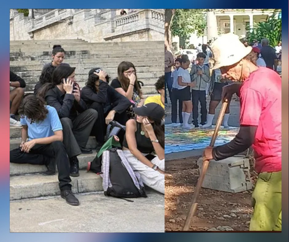 Polémica en el parque de El Vedado
