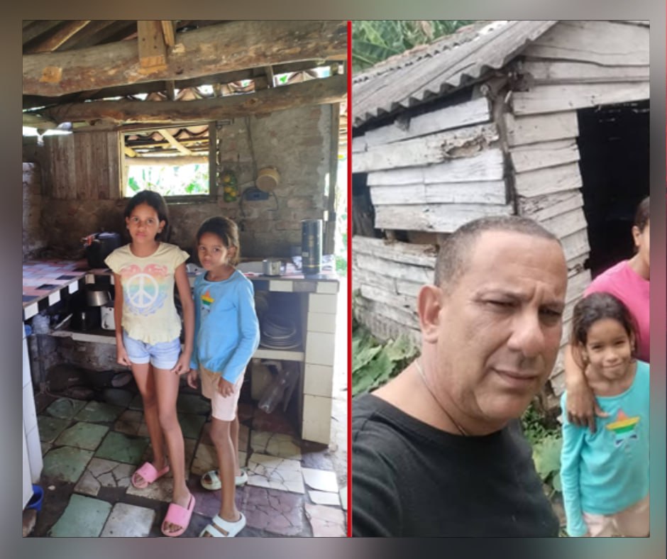 “El Héroe” visibiliza caso de madre y dos niñas que lo perdieron todo en un incendio en Sancti Spíritus