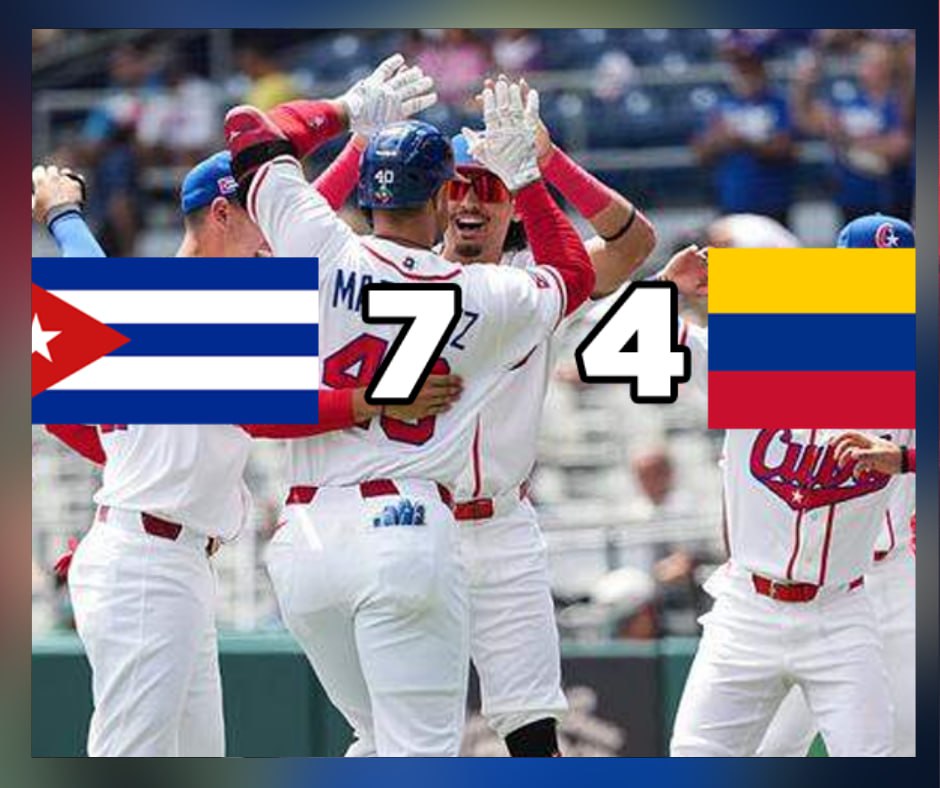 Cuba vence a Colombia VI Clásico Mundial de Béisbol